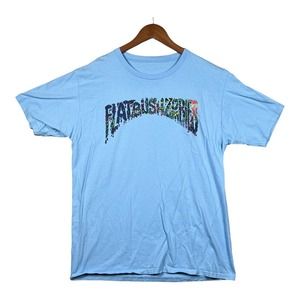 Flatbush Zombies Glorious Dead Blue Brooklyn Rap Hip Hop T Shirt Men's sz L